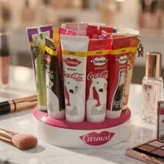Suporte Expositor para Lip Balm, Carmed e Gloss | Organizador Aesthetic 18 Lugares