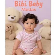 Conjunto Bebê Camiseta e Shorts Ribana Canelada Estampada