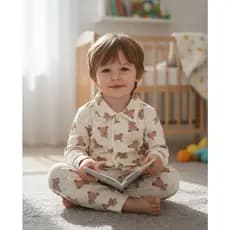 Pijama Americano Manga Longa e Calça  Infantil Masculino 1 ao 16