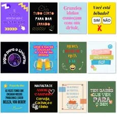 100 Tag Etiqueta Drinks para Bebidas Coquetel Frases Divertidas