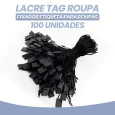 Lacre Tag Roupa 100 Unidades Fixador Etiqueta Para Roupas