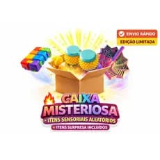 Caixa Misteriosa Fidget Toy | Kit Completo Brinquedos Sensoriais | Anti Estresse Infantil  Surpresa
