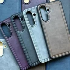 Capa Capinha Case anti impacto Premium em couro aveludada para Samsung Galaxy A15 | A16 |  A17 | A26 | M15