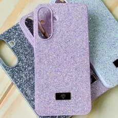 Capa Capinha Anti Impacto Premium aveludada com Glitter Brilho para Samsung Galaxy A17 A26 A36 A56 A37 A57