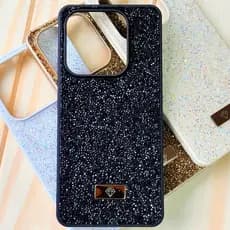 Capa Capinha Anti Impacto Premium aveludada com Glitter Brilho para Xiaomi Redmi Note 14 4G | Redmi Note 14 5G