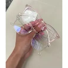 ARMAÇÃO DE ÓCULOS TRANSPARENTE LENTES ANTI LUZ AZUL PROTRCAO AOS OLHOS.