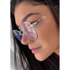 Óculos De Moda Anti-Radiação Redondos Salamin Eye Glasses Panda Shape Circle for Women Half Love Armação Estudante