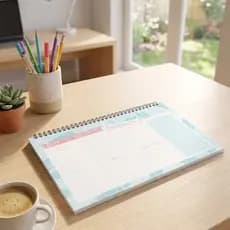 Planner de Mesa A4 - Leve Só o Que é Bom