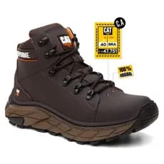 Bota Coturno Masculino Em Couro Catprime Com Ca 47751