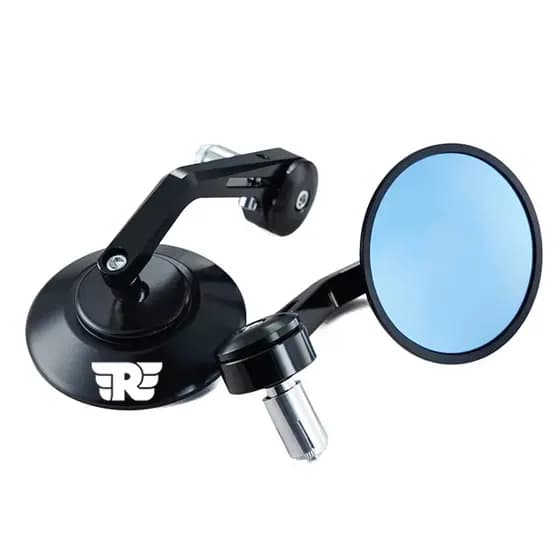 Para Royal Enfield Bala/Meteor/Clássico 350 500 Interceptor 650 CNC Motocicleta Barra Final Espelhos Retro Guiador Ponta