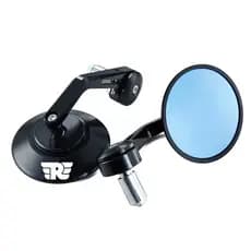 Para Royal Enfield Bala/Meteor/Clássico 350 500 Interceptor 650 CNC Motocicleta Barra Final Espelhos Retro Guiador Ponta