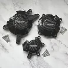 Capa Protetora Para Motor De Motocicleta , HONDA CBR650R CB650R 2021 2022 2023 , Impressão Em Fibra De Carbono