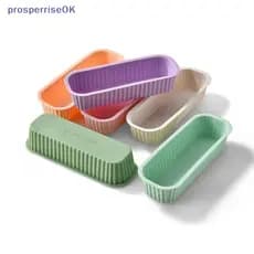 [newpros] 1 Peça De Molde Retangular De Silicone Para Bolo , Bandeja DIY , Forma De Pão , Torradas , Panqueca , Moldes D
