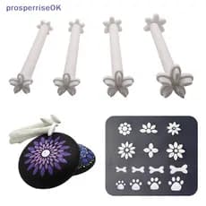 [newpros] Conjunto De Ferramentas De Pontilhamento Floral De Flores Caneta De Pintura De Pontos Ferramenta De Gravação C