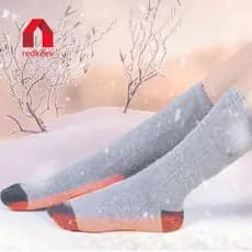 Meias Aquecidas Elétricas (Sem Bateria) 3 Níveis De Temperatura Inverno Térmicas Quentes Aquecimento Rápido Aquecedores