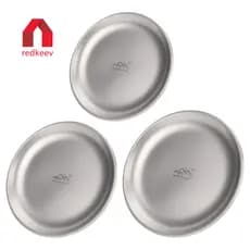 Placa De Purificação De Titânio Backcountry Louça Anti-Queda Suprimentos De Acampamento