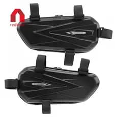 Bolsa De Armazenamento De Bicicleta Triangular De Casca Dura De Grande Capacidade Para Motocicleta Universal
