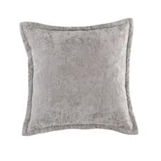 CAPA DE ALMOFADA FELPUDA STACY 45X45CM CINZA JOLITEX