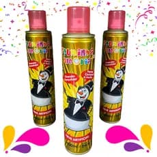 ESPUMINHA DE CARNAVAL DA ALEGRIA NEVE ESPUMA ARTIFICIAL BRANCA 400ML/240G  DALEGRIA
