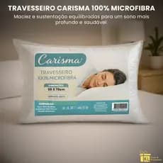 Kit com 4 Travesseiros 50x70 Toque Macio Suporte Médio Para Pescoço Fibra Siliconizada Lavável Sono