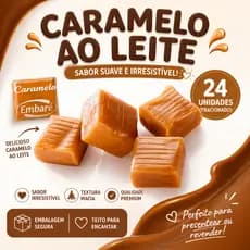 Caramelo Embaré Baunilha Leite 150g