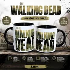 Caneca The Walking Dead TWD 325ml | Presente Criativo para Fãs | Caneca de Cerâmica