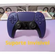 Suporte/Base Invisivel para controle de Video Game Play Station 5 - PS5 / Cor Branca