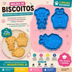 Kit 3 und - Cortador e Marcador de Biscoitos Huntrix Kpop