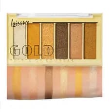 Paleta De Sombras Luisance Gold 6 Cores Dourado Brilhante