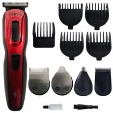 Barbeador Aparador Cortador Barba 5 em 1 Sem Fio Profissional Barbeador Cortador Cabelo Barba Eletrico Portatil Suporte MELHOR DO MERCADO