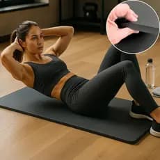 Colchonete EVA 100X50cm Altura Grossa 20MM Academia Atividades Físicas Exercícios Pilates Anti Impac