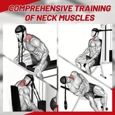 Cinto Fortalecimento Pescoço Musculação Fitness Academia Treino em Casa