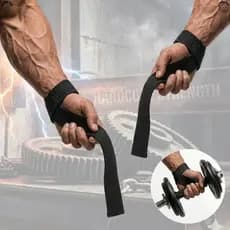 Par Strap Academia Musculação 100% Algodão Crossfit Lpo Pro
