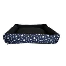 Cama Cachorro Grande Impermeável 70x70cm Lavável com Zíper Extra Grande