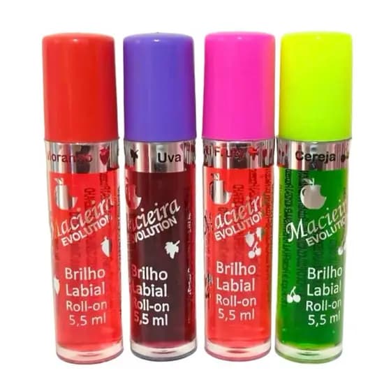 5 Brilho Labial Macieira Brilho Labial Hd Sortido Ultra Glow 5,5 Cheirinho de Fruta Hidratante