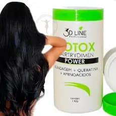 Blindagem Capilar Alisamento Btox Queda de Cabelo Nunca Mais TODO TIPO Cabelo Profissional 1KG