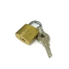 Cartela com 12 cadeados 20mm com 2 chaves alta segurança