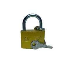 Cartela de cadeado 25mm com 12 unidades