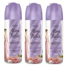 Kit 3 Desodorante Alma de Flores Spray Baunilha - 90ml