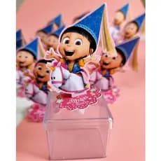 Aplique 3D para caixinha, Tema Agnes/Lembrancinha personalizada