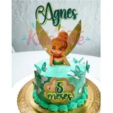 Topo Topper de bolo Sininho personalizado - Nome 3D Tinker Bell - Sininho/ Topo personalizado com nome e idade.