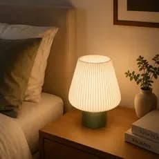 Luminária abajur para mesa e cabeceira kopa, quarto sala e escritório