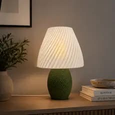 Luminária abajur para mesa e cabeceira Square, sala quarto e escritório