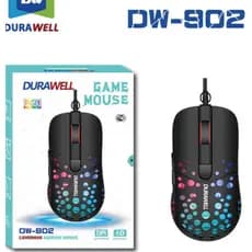 Mouse Gamer com Fio Durawell 7 Botões 3200 dpi DW-902