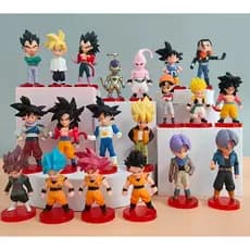 Dragon Ball Figures Saiyan Goku Mini Anime Figure Bonecos Dragon Ball Z - Colecionaveis