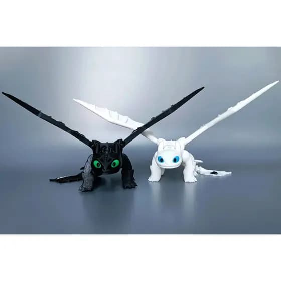 Banguela Fúria da Luz Articulados como treinar seu dragão brinquedo colecionável
