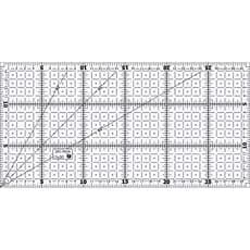 Regua Patchwork Desenho Corte Costura 15x30 Acrilico 30x15 Modelista