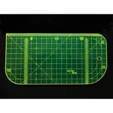 Regua Patchwork Costura Para Passar Ferro Quente e Vincar Tecido Fazer Canto