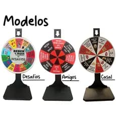 Jogo Roleta Shot Drink Bebidas Festas Vira-vira Tequila
