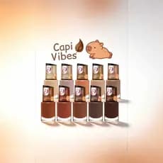 Kit Esmalte Cora CapiVibes -A Cara do Outono  Inverno Com 9 Lindos esmaltes.
